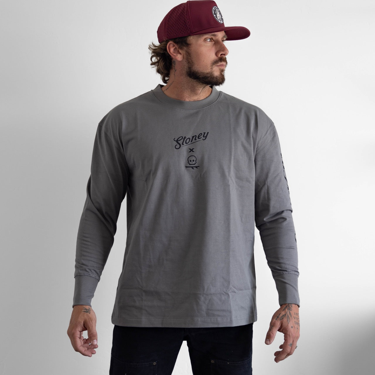 NATURAL PHARM GRY LONG SLEEVE