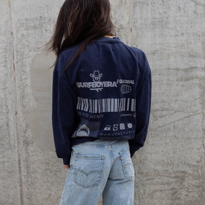 INSPIRED BLUE LONGSLEEVED