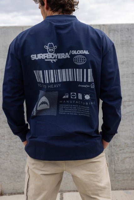 INSPIRED BLUE LONGSLEEVED