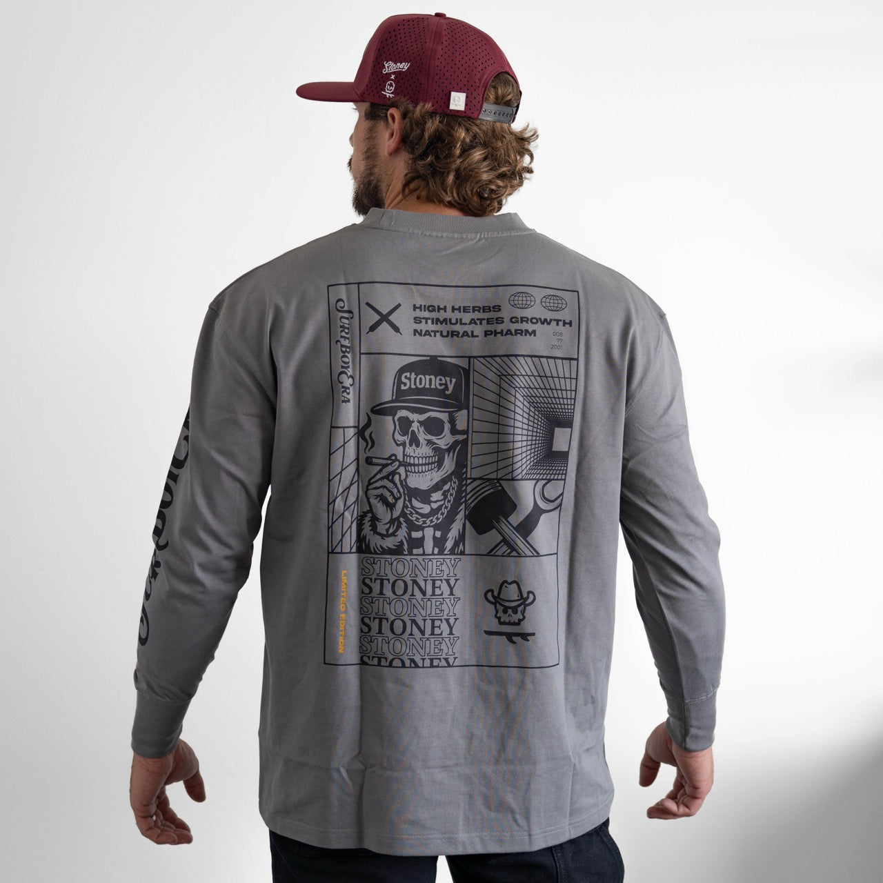 NATURAL PHARM GRY LONG SLEEVE