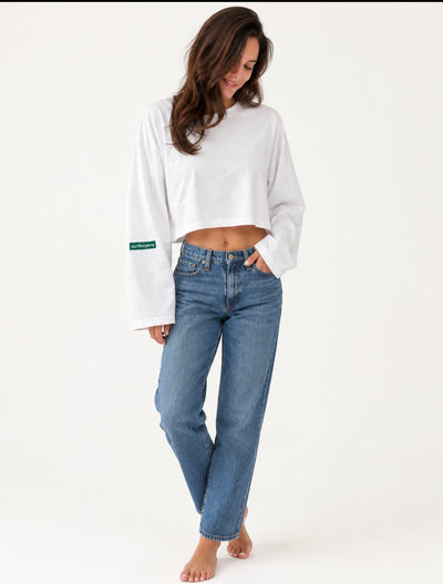 FLOW CROPTOP WHITE